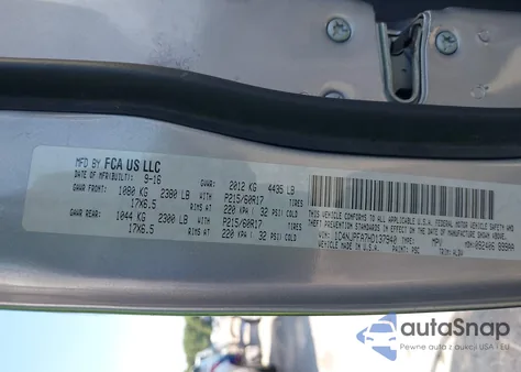 2017 Jeep Patriot High Altitude Fwd from USA, damaged, VIN 1C4NJPFA7HD137940